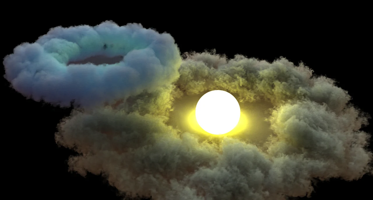 Cloud ring, rendered in Shuaa