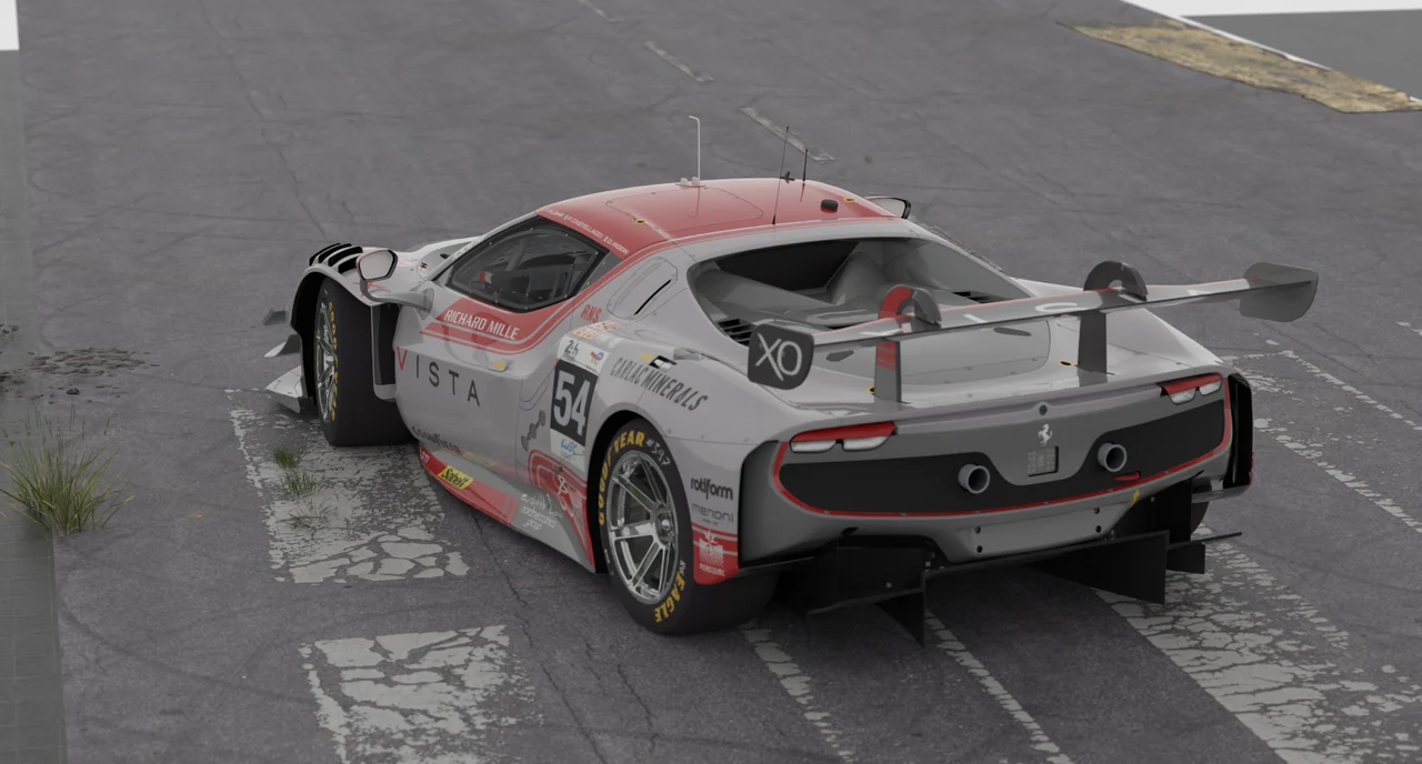 GT3 rear, rendered in Shuaa