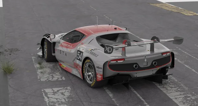 GT3 rear, rendered in Shuaa