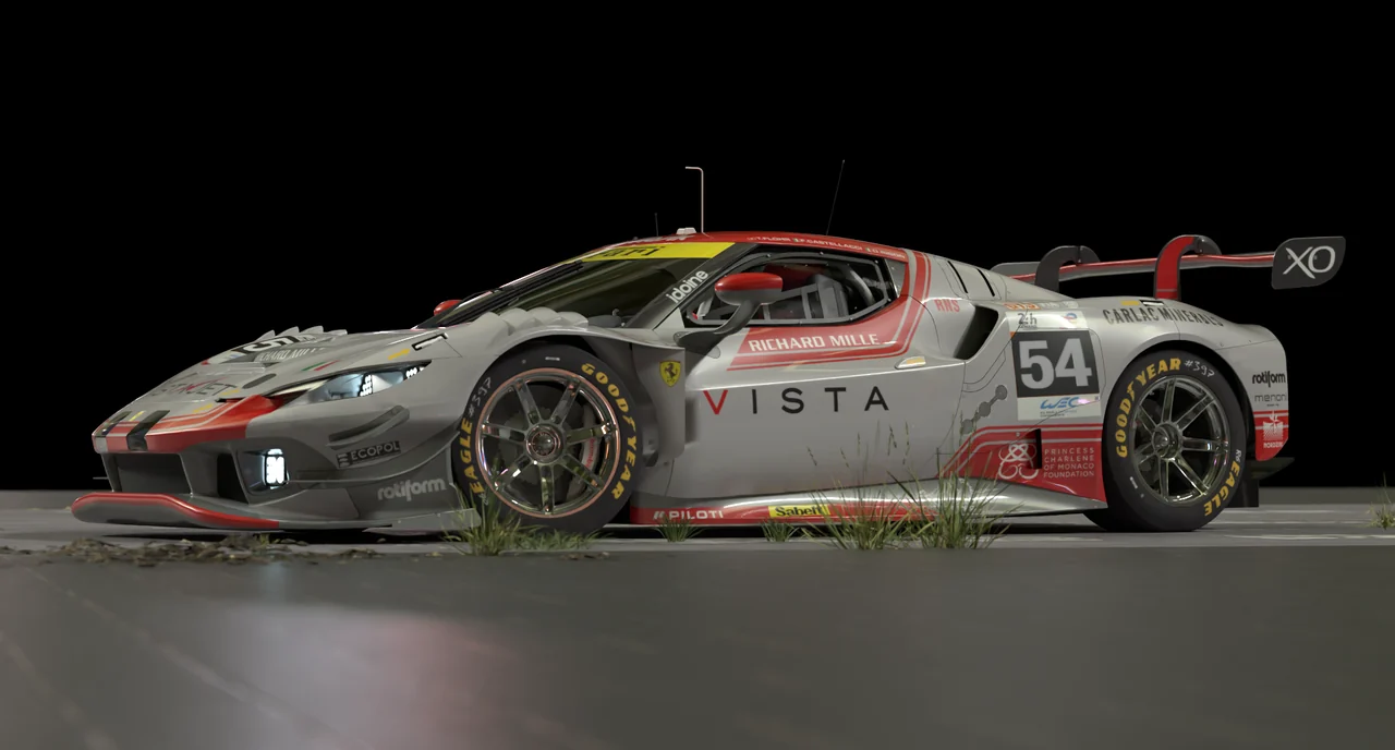 GT3 studio floor, rendered in Shuaa
