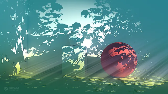 sky-and-environment, rendered in Shuaa